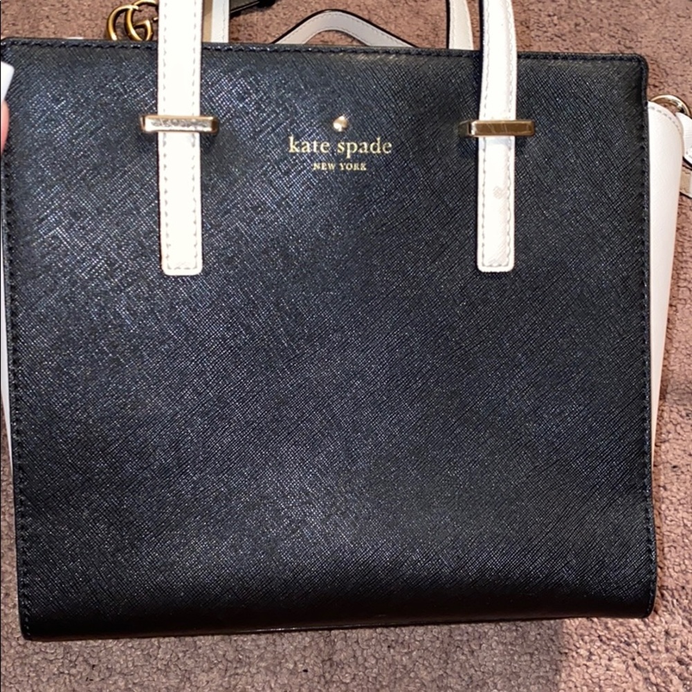 KATE SPADE BLACK N WHITE PURSE